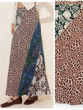 Kachel X Anthropologie Patchwork Skirt Women’s 16P